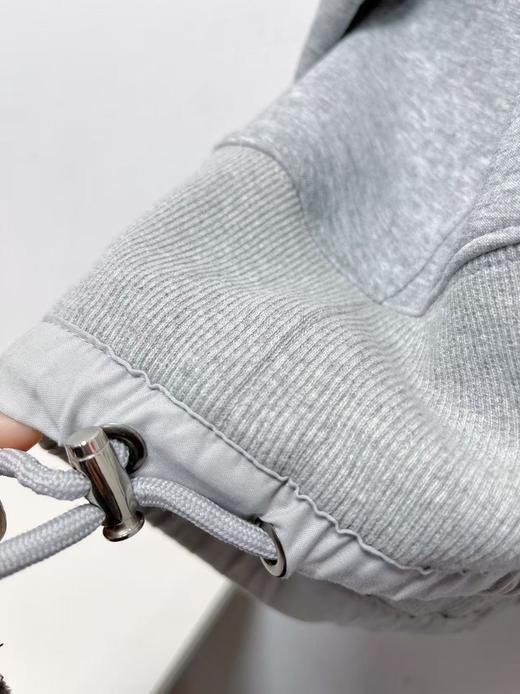 特卖！重磅品质！！【外套】宽螺纹连帽下摆抽绳卫衣外套-喜出 商品图6