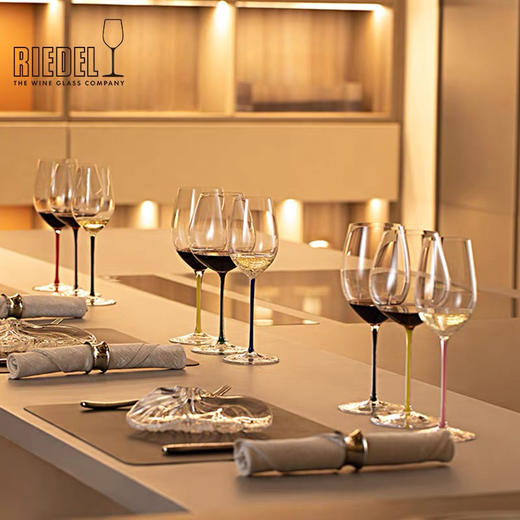 RIEDEL璀璨系列彩杆手工水晶高颜值赤霞珠黑皮诺红酒杯轻奢礼物 商品图1