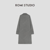 ROMI STUDIO“松弛自在”铜氨丝双面穿宽松垂感风衣外套RW24WW41273 商品缩略图1