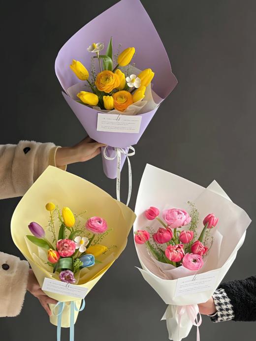 3·8女神节小花束丨仅花材无包装纸【10件起下单】｜可定制 商品图1