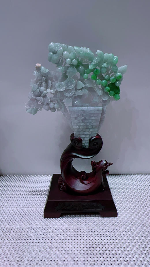 620872翡翠摆件【平安富贵】 商品图4