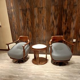 8014旋转休闲椅/B17-8014-XXY-石圆几/B17-8014-YJ