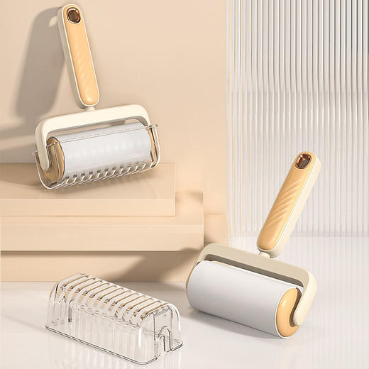 撕式滚轮头发沾滚刷可去衣服床上卷毛滚筒纸卷纸毛刷黏神器粘毛器 商品图1