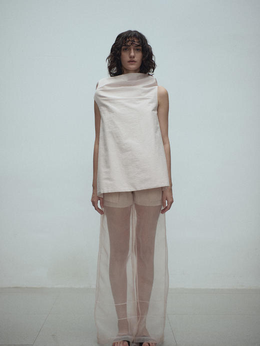 VC｜SS25103 Tully open back top [上衣 黑 / 白 / 粉 ] 商品图4