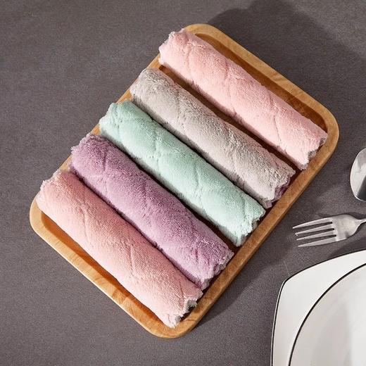 毛巾加厚布擦吸水不沾油手巾厨房家用抹布清洁毛10洗碗布不掉条装 商品图2