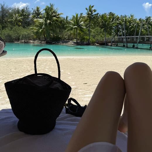 ROMI STUDIO“惬意自然”植物编织大容量托特包RWBRP31641 商品图0