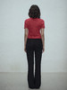 VC｜SS25128 Sora flared trousers [长裤 黑 / 白] 商品缩略图2