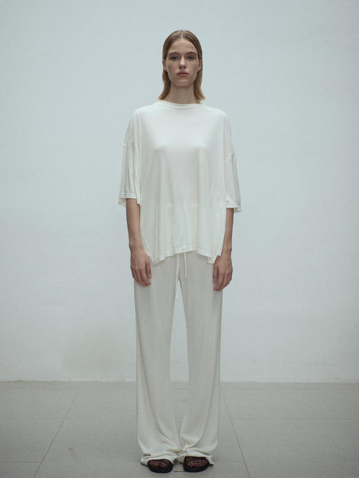 VC｜SS25128 Sora flared trousers [长裤 黑 / 白] 商品图1