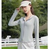 原纱锦纶黑胶连帽upf50防晒衣女夏季防紫外线修身显瘦防晒服 商品缩略图1