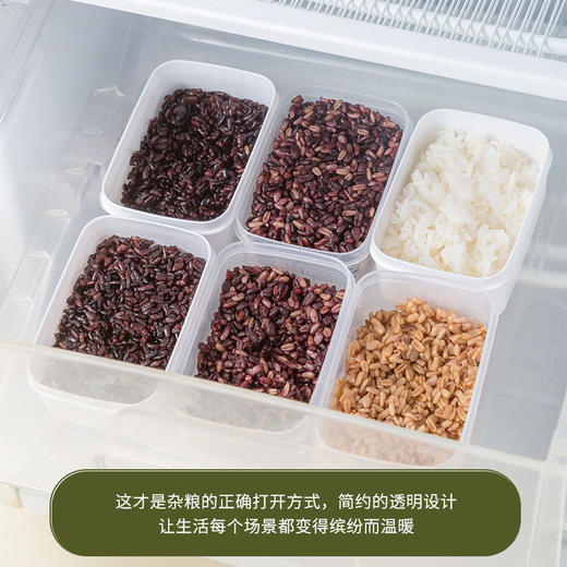餐盒便当盒冷冻加热糙米装盒米饭饭盒微波炉小号杂粮保鲜盒分冰箱 商品图1