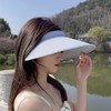 韩国新款大檐百搭防晒帽防紫外线uv空顶帽户外旅游日系冰丝太阳帽2025新款小红书爆款 商品缩略图1