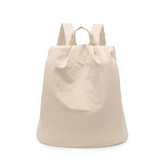 【休闲双肩包】纯色背包良品尼龙防水手提背包电脑包简约学生背包 商品图2