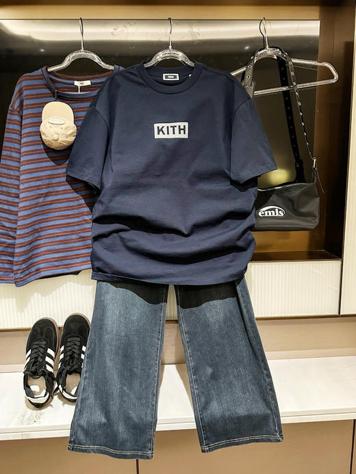 KI/TH同款植绒字母短袖T恤 商品图10