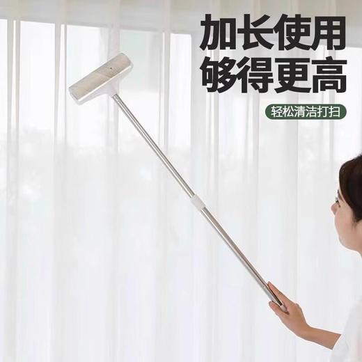撕式长柄床上粘纸可地板加长灰色清洁工具头发滚筒除粘毛器毛刷 商品图3