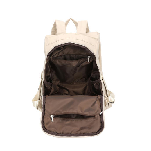 【休闲双肩包】纯色背包良品尼龙防水手提背包电脑包简约学生背包 商品图6