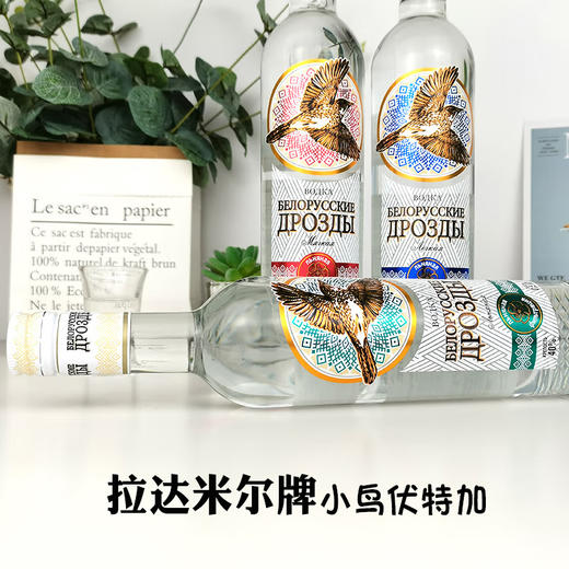 白俄罗斯进口拉达米尔牌小鸟伏特加500ml 商品图1