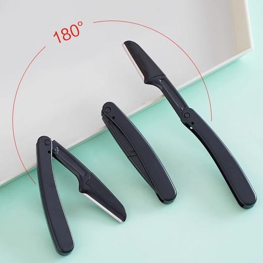 女士女男折叠式眉毛型套装安全新款刀片全修眉刀专用刮神器初学者 商品图2