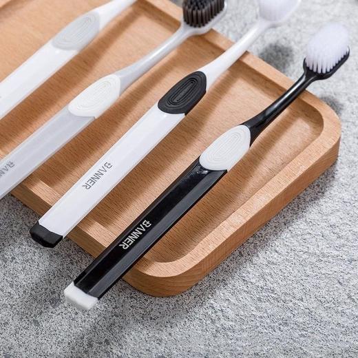 牙刷女情侣专用宿舍护龈旅行软毛男士纳米成人刷家庭装学校刷牙 商品图3