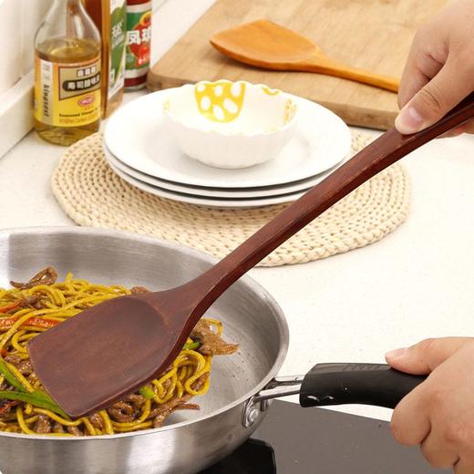铲长柄炒菜锅铲不粘锅专用铲子锅铲木木木质耐高温铲子实木头木木 商品图1