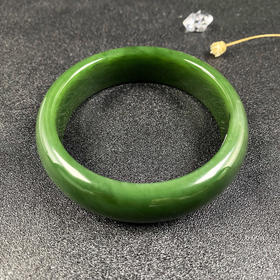 和田碧玉宽版精品手镯