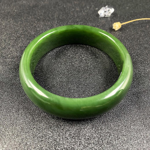 和田碧玉宽版精品手镯 商品图0