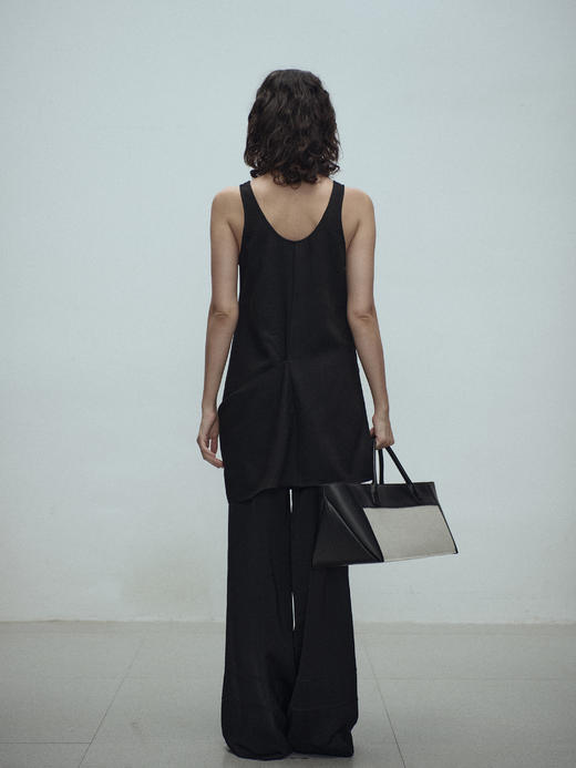 VC｜SS25137 Asti long tank top [上衣 黑 ] 商品图3
