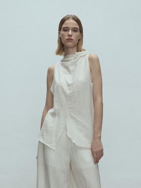 VC｜SS25065 Liberty skewed tank [上衣 深灰 / 浅灰 / 燕麦 ]