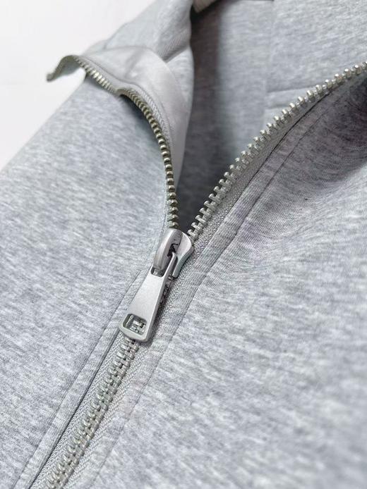 特卖！重磅品质！！【外套】宽螺纹连帽下摆抽绳卫衣外套-喜出 商品图5