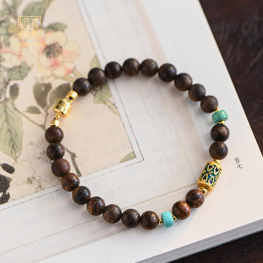 天然马泥涝沉香手串 沉水级  SP10780 商品图0