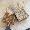 女ins时尚饭盒麻布袋便当包包上班网红包包带饭小熊外出手提袋 商品缩略图2
