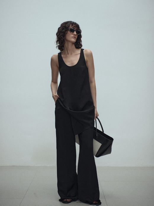 VC｜SS25137 Asti long tank top [上衣 黑 ] 商品图2