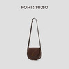 ROMI STUDIO“英伦复古”100%头层牛皮单肩斜跨马鞍包 RW24LP31031 商品缩略图1