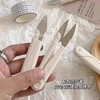 便携剪刀高颜值U剪子剪刀奶油色缝纫手工形V线头不锈钢家用小型 商品缩略图2
