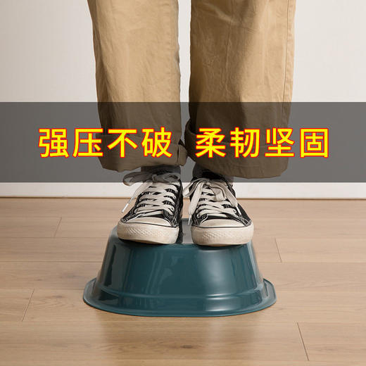 塑料洗脸盆儿童加厚子耐用洗澡盆套装洗菜洗头家用婴儿方盆洗衣 商品图2