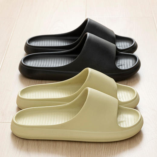 【盆底横条EVA拖鞋】无印EVA凉拖鞋家居拖夏季防水防滑踩屎感浴室皮纹拖 商品图2