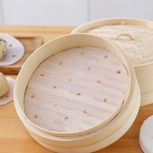 馒头纸垫蒸笼蒸笼蒸馍家用蒸笼不油纸纸布布粘蒸一次性垫蒸垫包子 商品图1