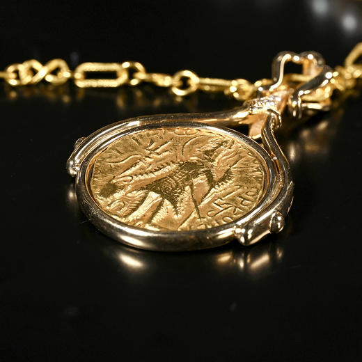 贵霜帝国金币+欧洲vintage珍珠项链 商品图5