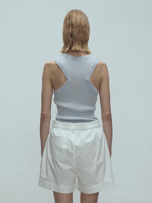 VC｜SS25089 Kaz basic shorts  [短裤 白 / 蓝 ] 商品图5