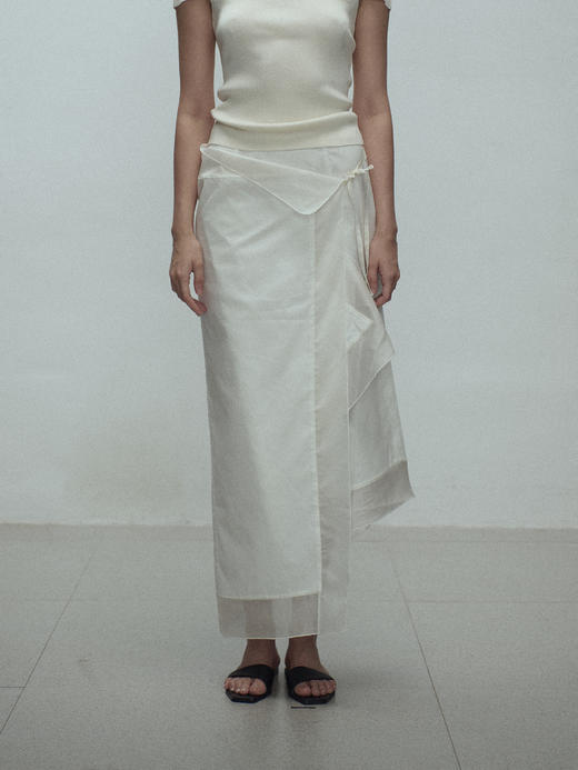 VC｜SS25147 Irene patched skirt [半身裙 米白] 商品图2