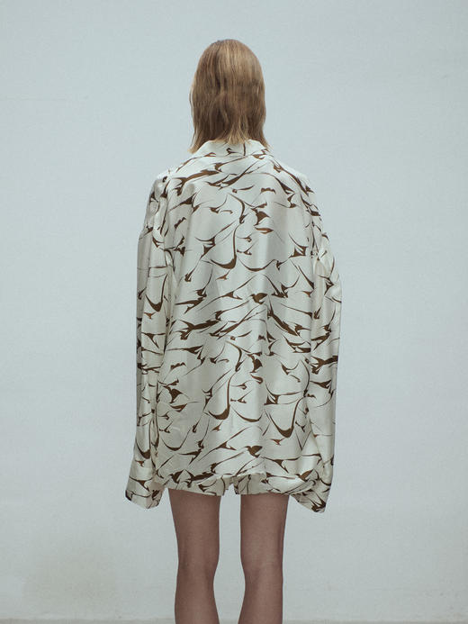 VC｜SS25080 Tully silk shorts [短裤 棕印花 / 蓝印花 ] 商品图1