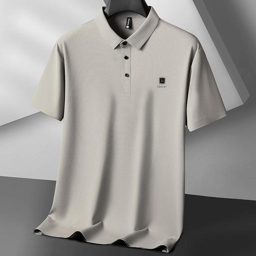 【冰丝无痕】【8色可选】【DK】大依优型大码短袖polo衫翻领加肥加大男装肥佬运动休闲冰丝无痕凉感上衣胖子商务 商品图1