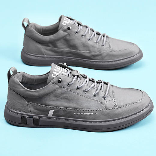 【45-49码】【冰丝薄款】特大码春季新款男鞋加肥加宽薄款透气休闲鞋运动板鞋潮鞋 商品图0