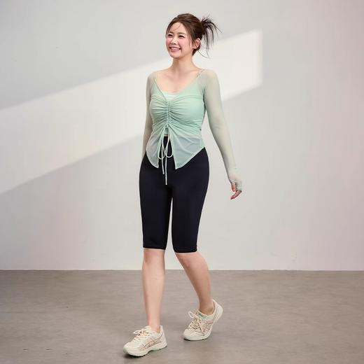 【限时秒】YOGACODE【火树银花系列】树大码瑜伽罩衫收腰显瘦欧美微胖运动罩衫长袖DWA215023 商品图4