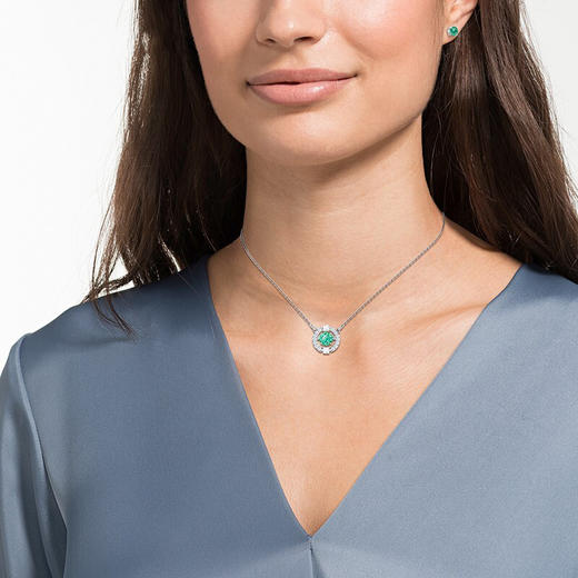 【保税】泸州仓 | 施华洛世奇 圆形跳动的心 绿色 5496308 商品图1