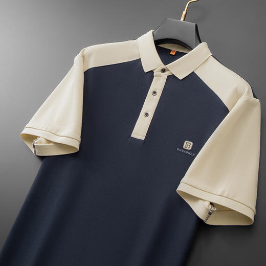 【棉质】【DWP】大依优型大码短袖POLO衫翻领体恤加肥加大男士大号弹力透气舒适夏季半袖 商品图5