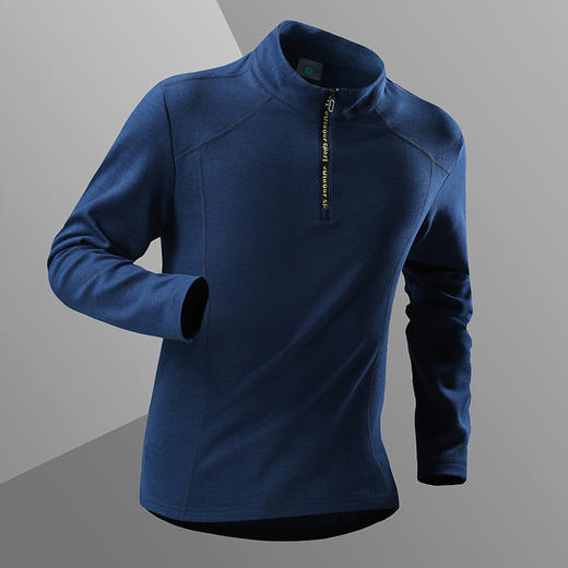 【精选】01E STATION户外半拉链抓绒外套（3色可选）  时尚百搭德容黑科技锁温保暖透气不闷防刮耐磨 商品图2