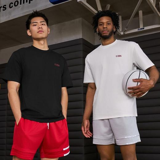 有志者UZIS美式运动短袖男2025新款休闲宽松潮流复古篮球T恤传奇 商品图3