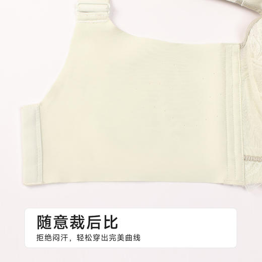 都市丽人舒软挺塑调整型文胸超薄蕾丝软钢圈塑身文胸LJH2B9 商品图8