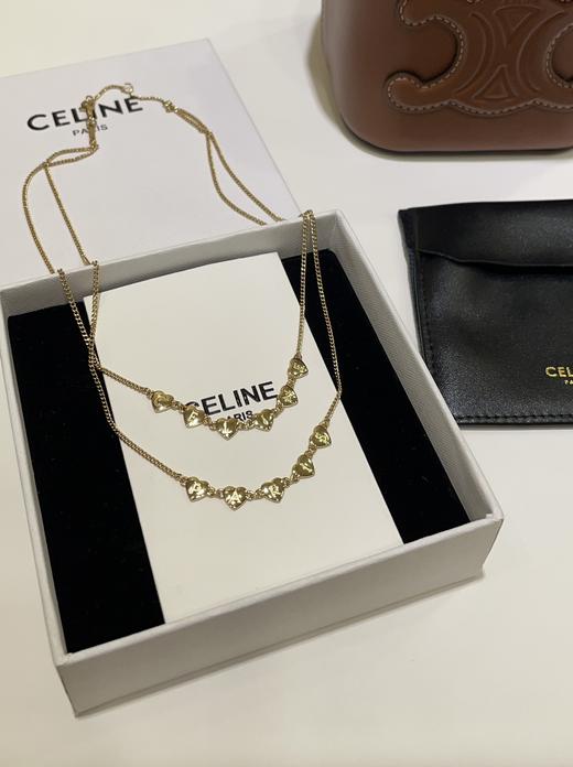 赛家 新款金色字母爱心双层项链 商品图1