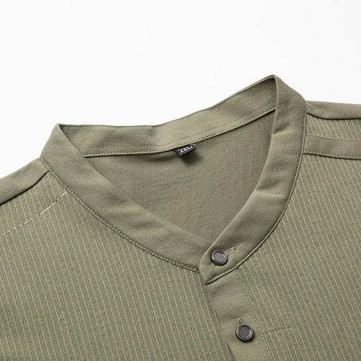 【棉质】【新款DPS】大依优型大码短袖T恤立领POLO衫加肥加大肥佬休闲宽松透气上衣男士半袖夏装潮款 商品图3